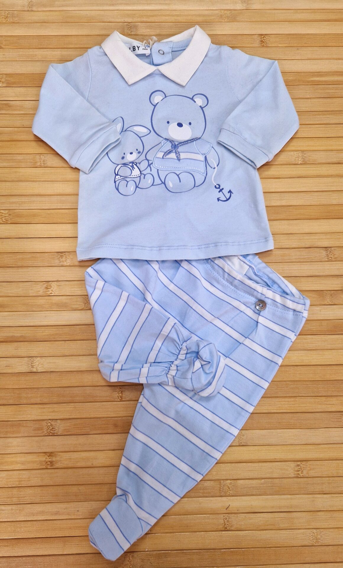 Melby✨️ Completo clinica due pezzi bambino in cotone 💙👶🏼 - 3