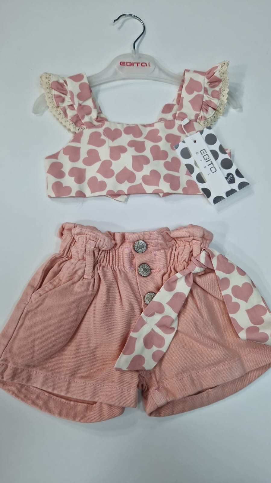 💖EBITA🌸Completo 2 pezzi cuori - 1