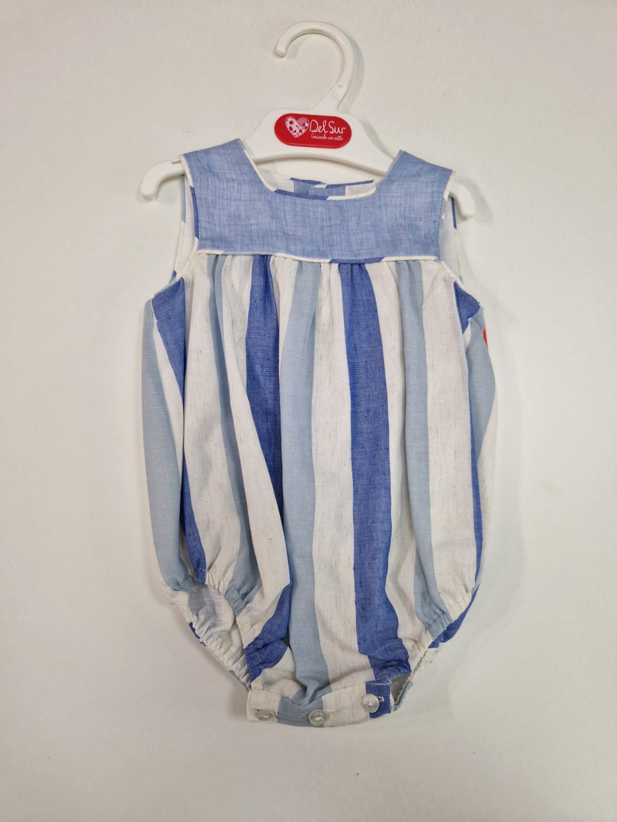 DEL SUR✨ Pagliaccetto bambino 👦 "FAMILIA TIRAMISÙ" - 6, Azzurro a Righe