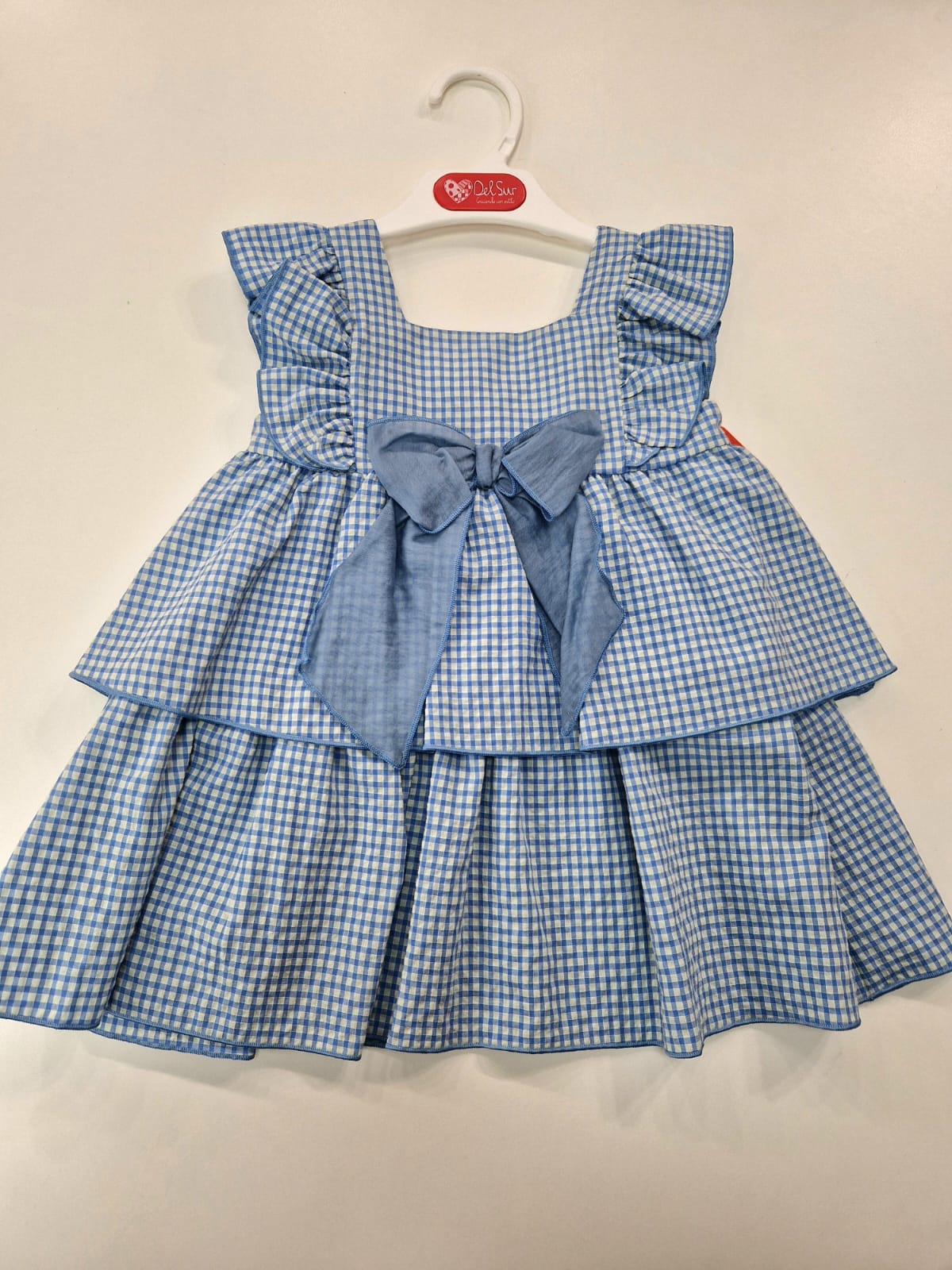 Del Sur✨️ Vestito bambina 👧🏽 "FAMILIA ZAHARA" - celeste, 2