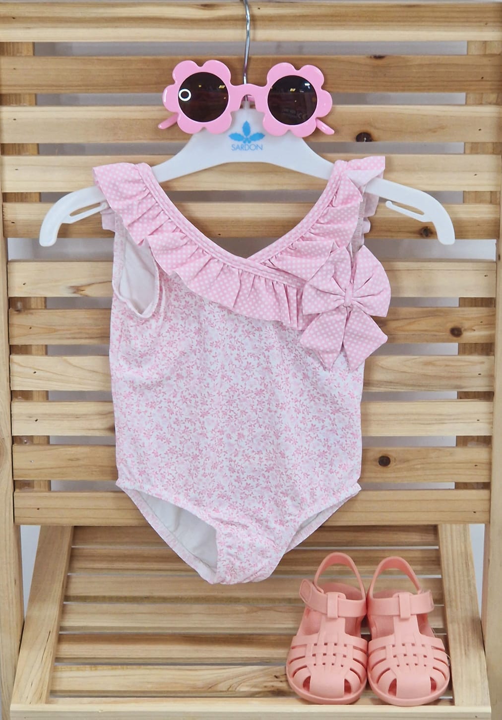 Sardon Costume intero bambina + copricostume "FAMILIA POLINESIA🌸" - 36